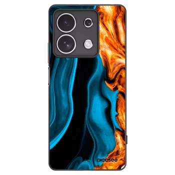 Picasee silikónový čierny obal pre Xiaomi Redmi Note 13 4G - Gold blue