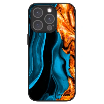 Picasee ULTIMATE CASE MagSafe pro Apple iPhone 16 Pro - Gold blue