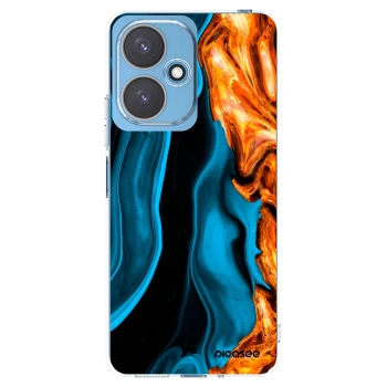 Picasee silikónový prehľadný obal pre Xiaomi Redmi 13C 5G - Gold blue