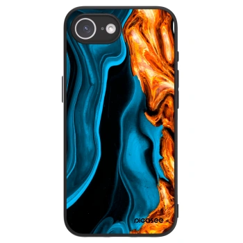 Picasee ULTIMATE CASE pro Apple iPhone 16e - Gold blue