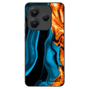 Picasee ULTIMATE CASE pro Xiaomi Redmi Note 14 5G - Gold blue