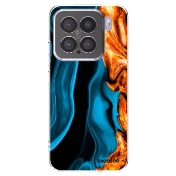 Picasee silikónový prehľadný obal pre Xiaomi 15 - Gold blue