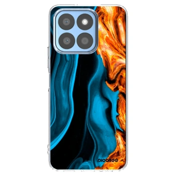 Picasee silikónový prehľadný obal pre Honor X8c - Gold blue