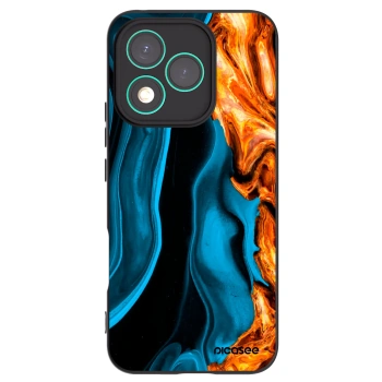 Picasee silikónový čierny obal pre Honor 400 Lite 5G - Gold blue