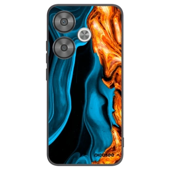 Picasee silikónový čierny obal pre Xiaomi Poco F6 - Gold blue