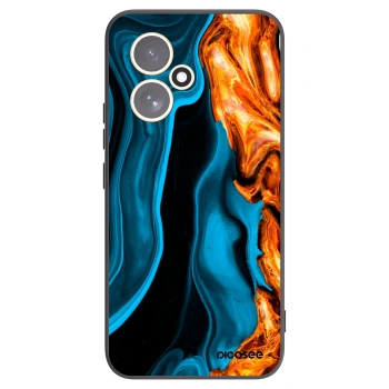 Picasee silikónový čierny obal pre Honor 400 5G - Gold blue
