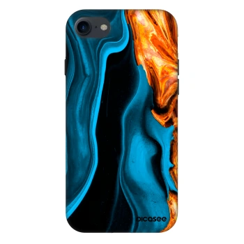 Obal pre Apple iPhone SE 2022 - Gold blue
