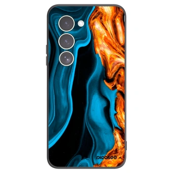 Picasee silikónový čierny obal pre Xiaomi Redmi 15 5G - Gold blue
