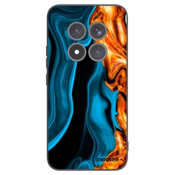 Picasee silikónový čierny obal pre Xiaomi Redmi Note 15 Pro+ - Gold blue