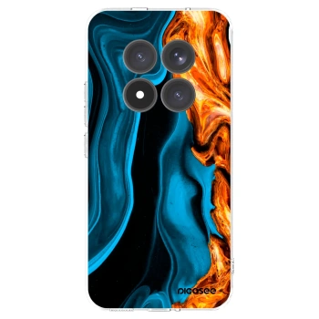Picasee silikónový prehľadný obal pre Xiaomi Redmi Note 15 Pro+ - Gold blue