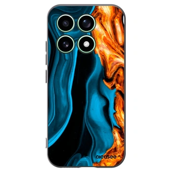 Picasee silikónový čierny obal pre Xiaomi 17 - Gold blue