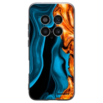 Picasee silikónový čierny obal pre Honor Magic8 Pro 5G - Gold blue