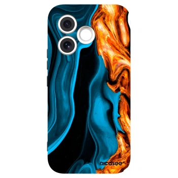 Picasee silikónový čierny obal pre Honor 600 Lite - Gold blue