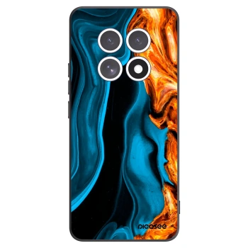 Picasee silikónový čierny obal pre Xiaomi Redmi Note 15 5G - Gold blue