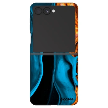 Obal pre Samsung Galaxy Z Flip7 5G - Gold blue