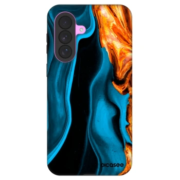 Picasee Fashion Case pre Samsung Galaxy A37 - Gold blue
