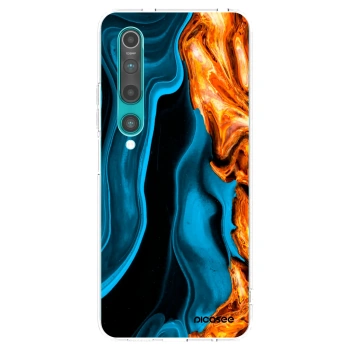 Picasee silikónový prehľadný obal pre Xiaomi Mi 10 - Gold blue
