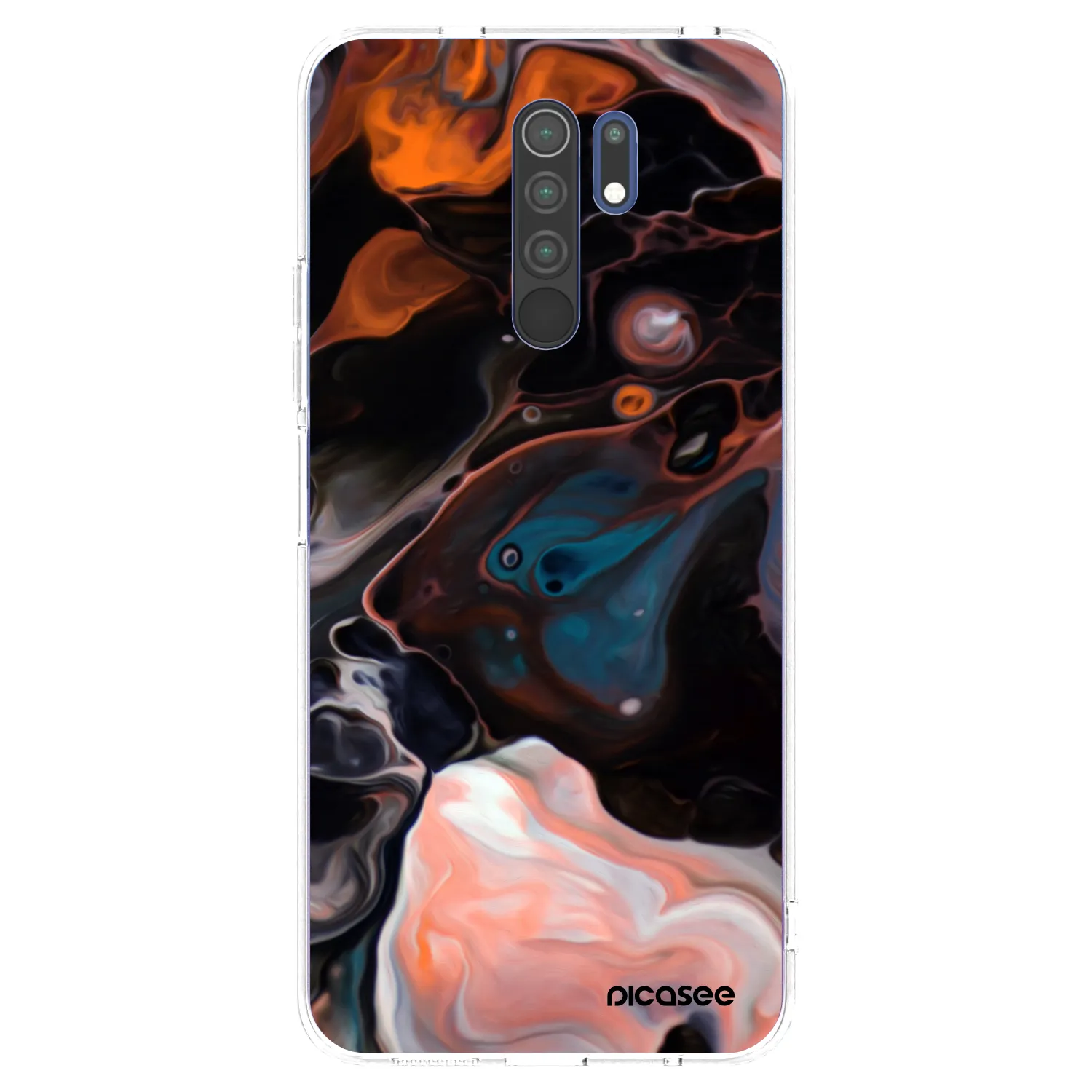 Picasee silikónový prehľadný obal pre Xiaomi Redmi 9 - Cream