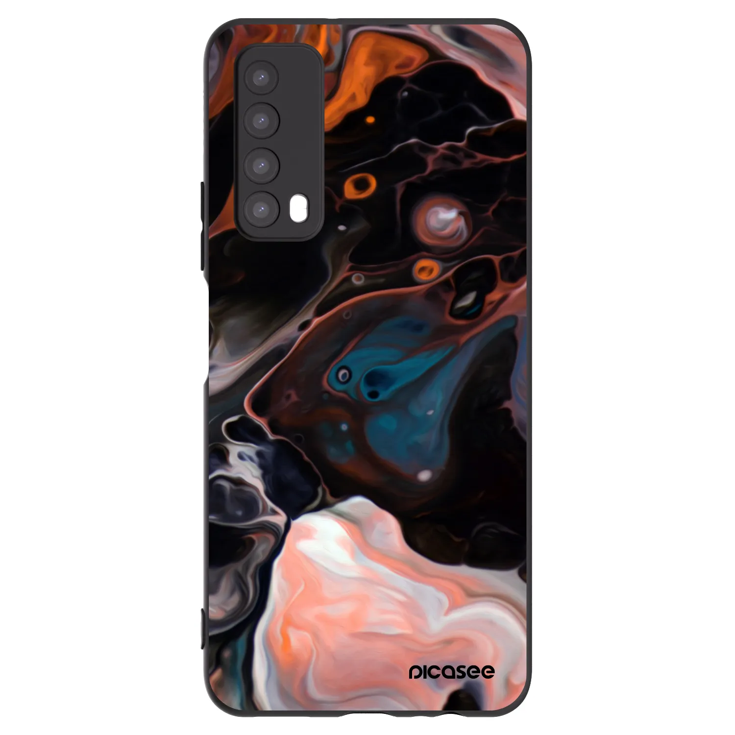 Silikónový čierny obal pre Huawei P Smart 2021 - Cream