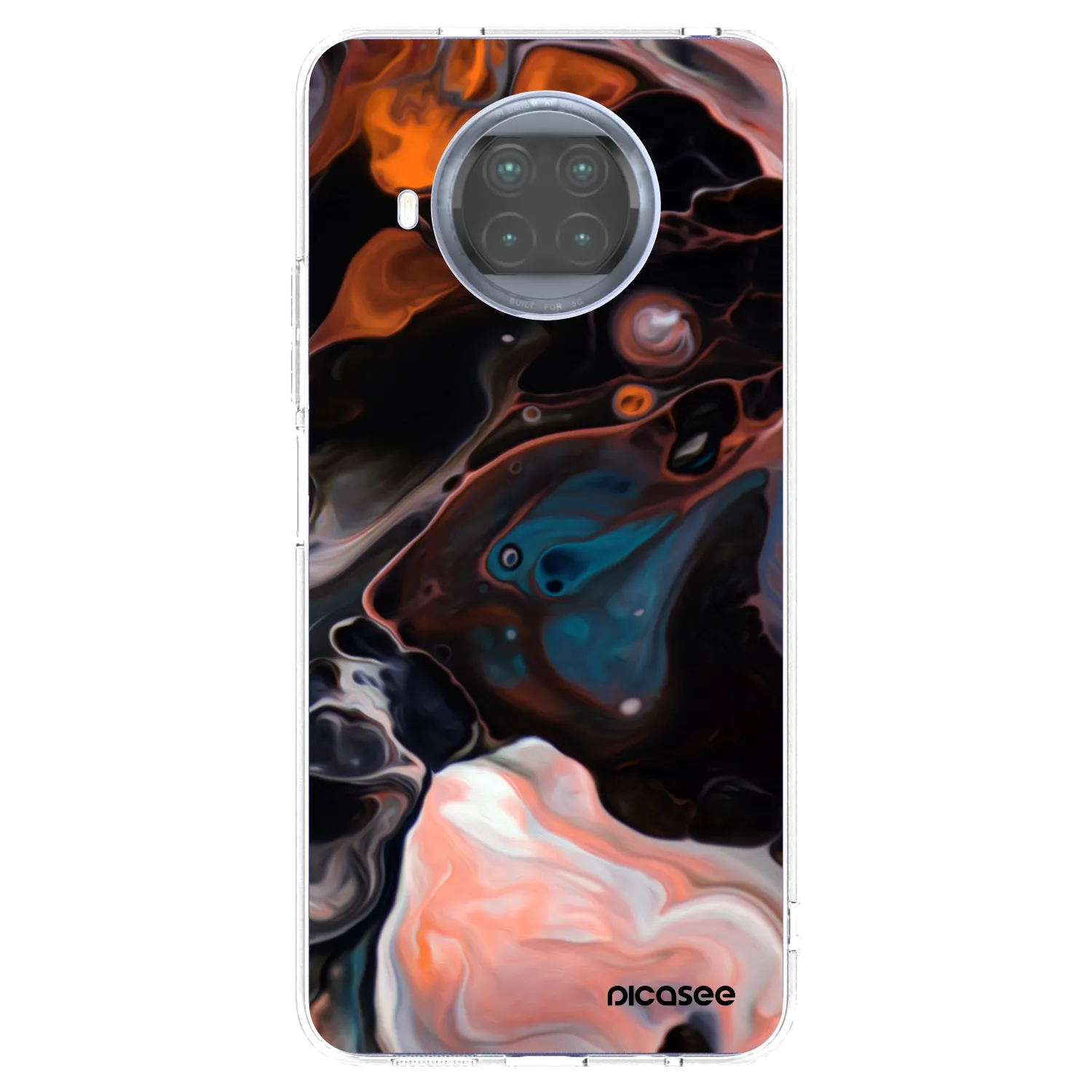 Silikónový prehľadný obal pre Xiaomi Mi 10T Lite - Cream