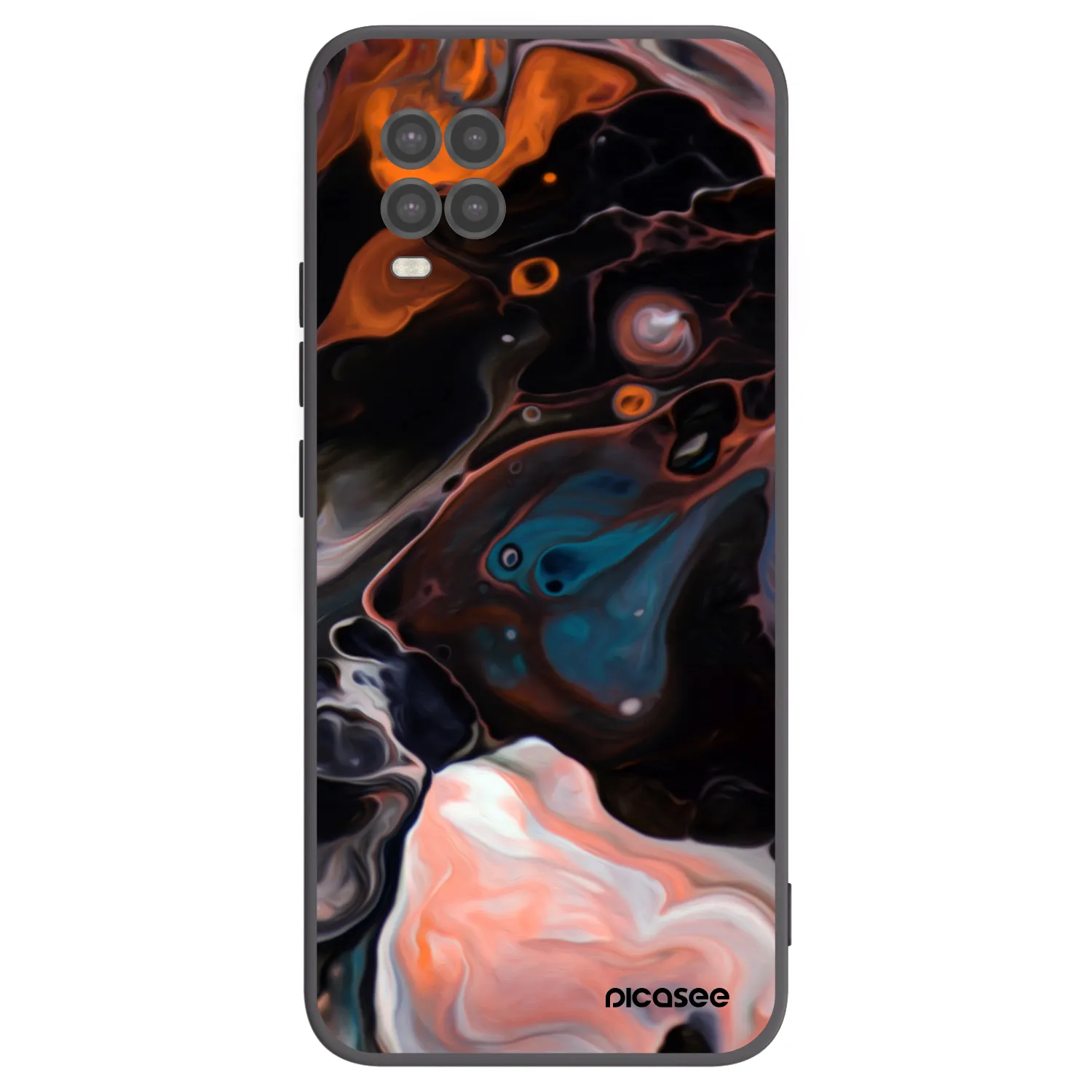 Picasee silikónový čierny obal pre Xiaomi Mi 10 Lite - Cream