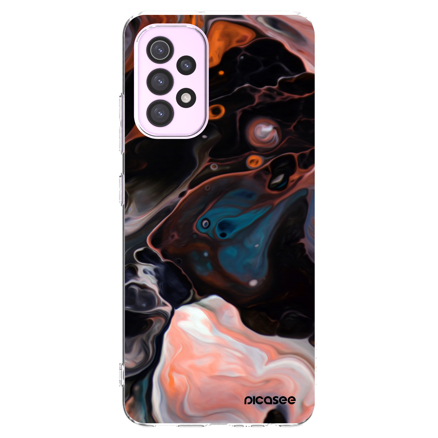 Picasee silikónový prehľadný obal pre Samsung Galaxy A32 5G A326B - Cream