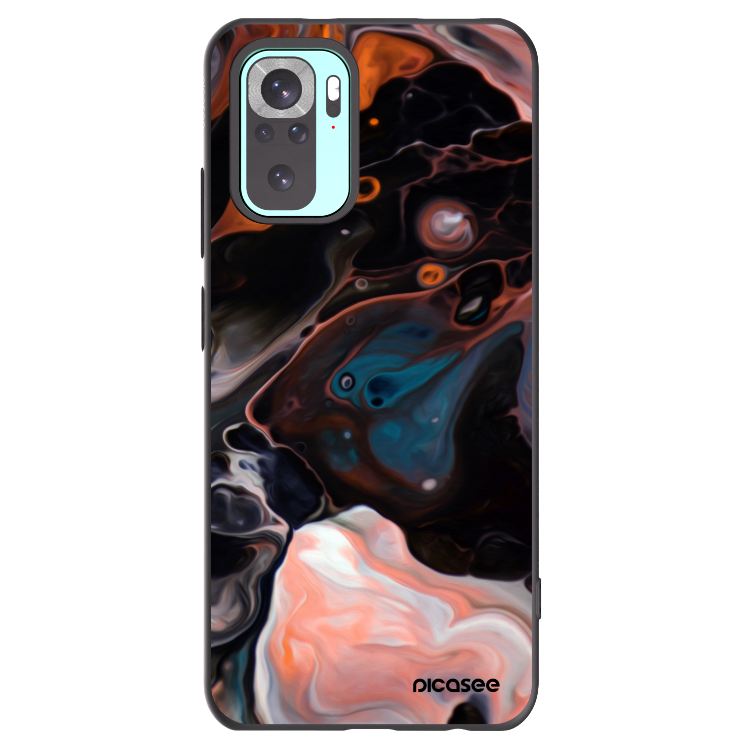 Picasee silikónový čierny obal pre Xiaomi Redmi Note 10 Pro - Cream