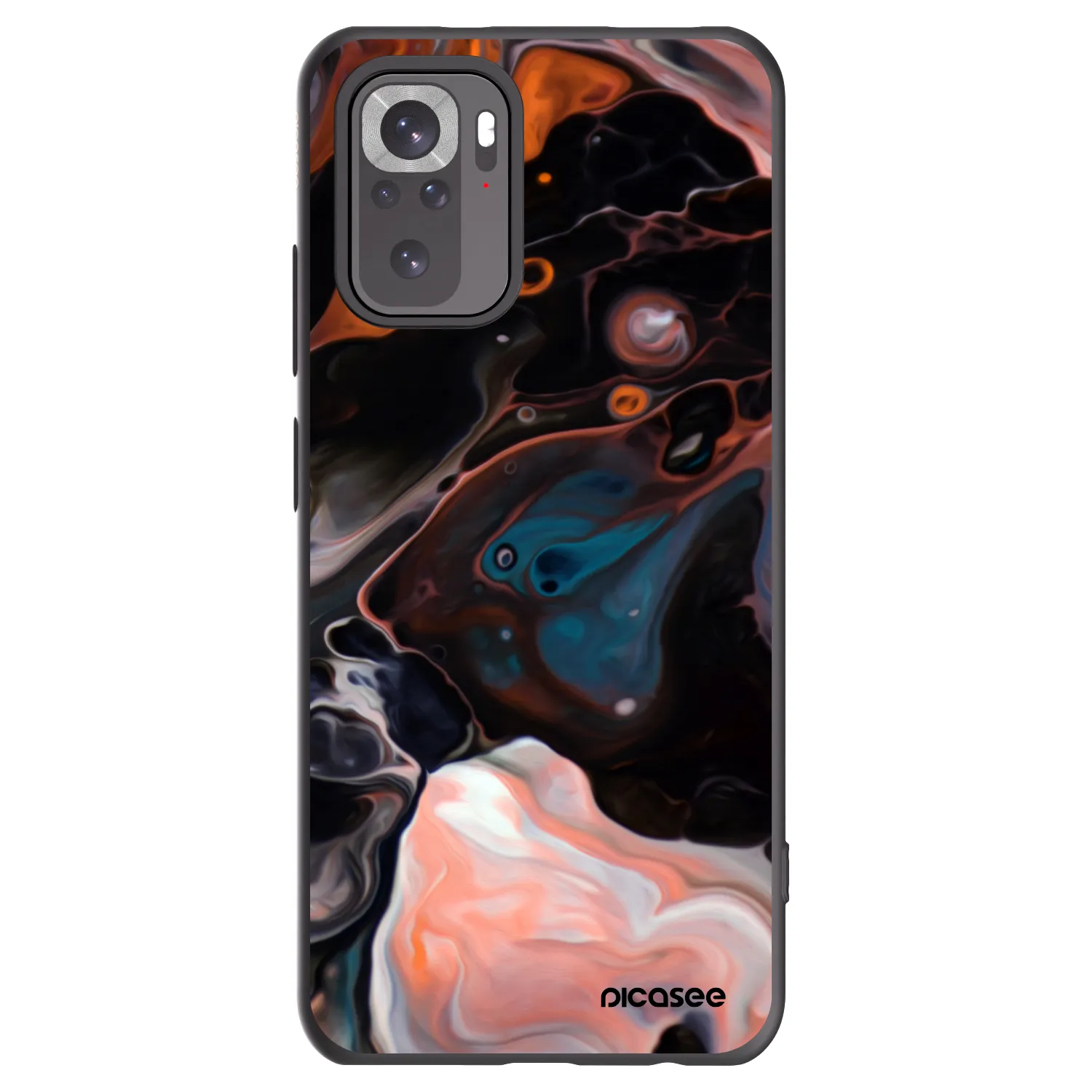 Picasee silikónový čierny obal pre Xiaomi Redmi Note 10S - Cream