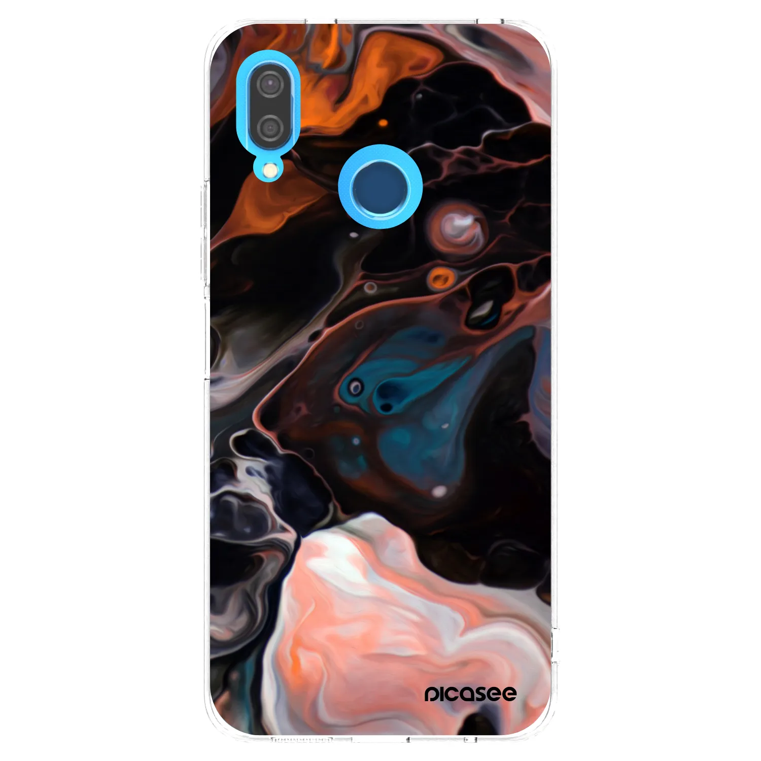 Picasee silikónový prehľadný obal pre Huawei P20 Lite - Cream