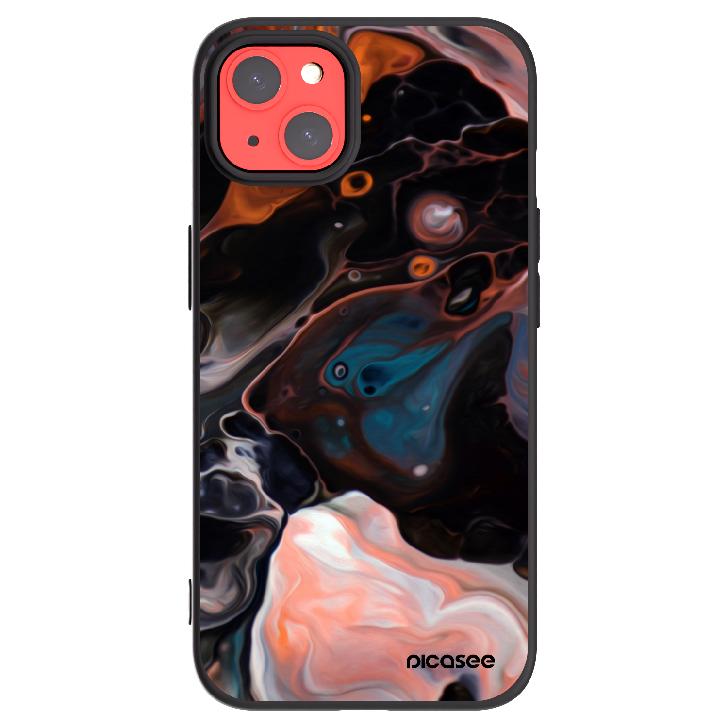 Picasee silikónový čierny obal pre Apple iPhone 13 - Cream