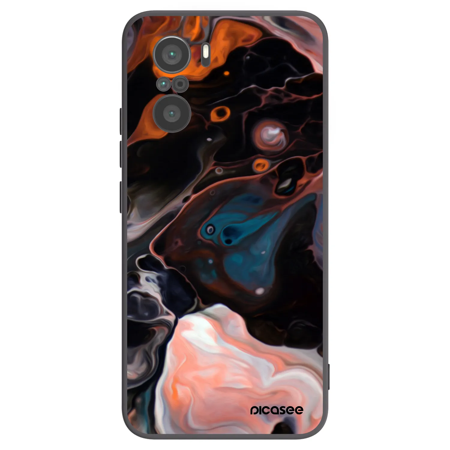 Picasee silikónový čierny obal pre Xiaomi Poco F3 - Cream
