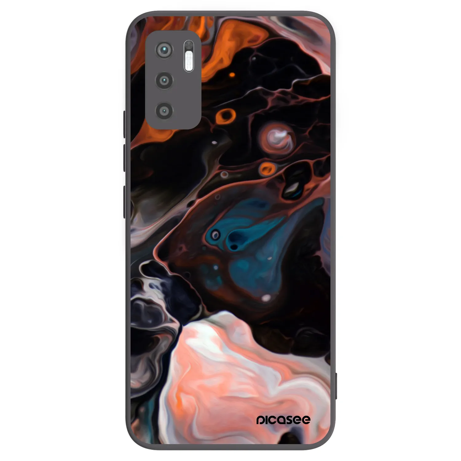 Picasee silikónový čierny obal pre Xiaomi Redmi Note 10 5G - Cream