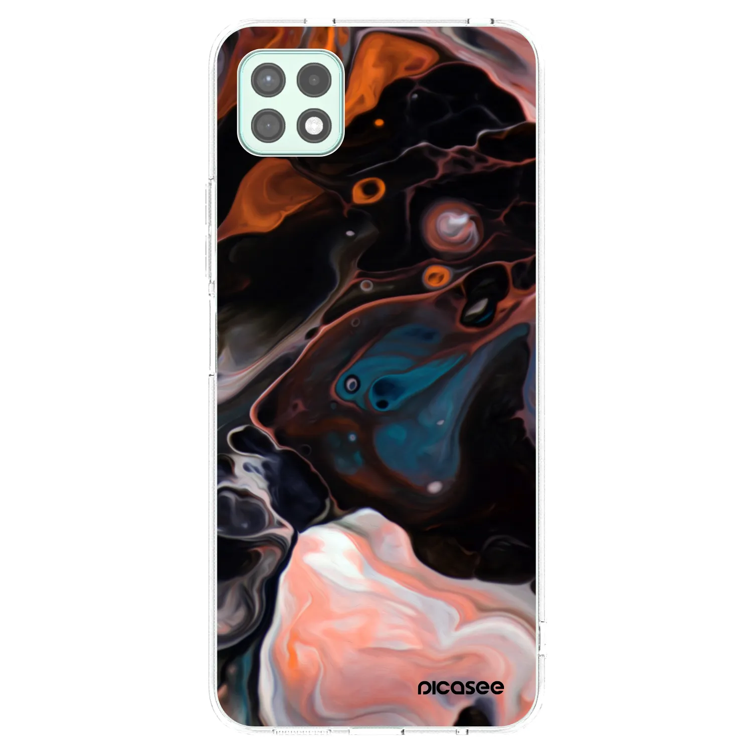 Picasee silikónový prehľadný obal pre Samsung Galaxy A22 A226B 5G - Cream
