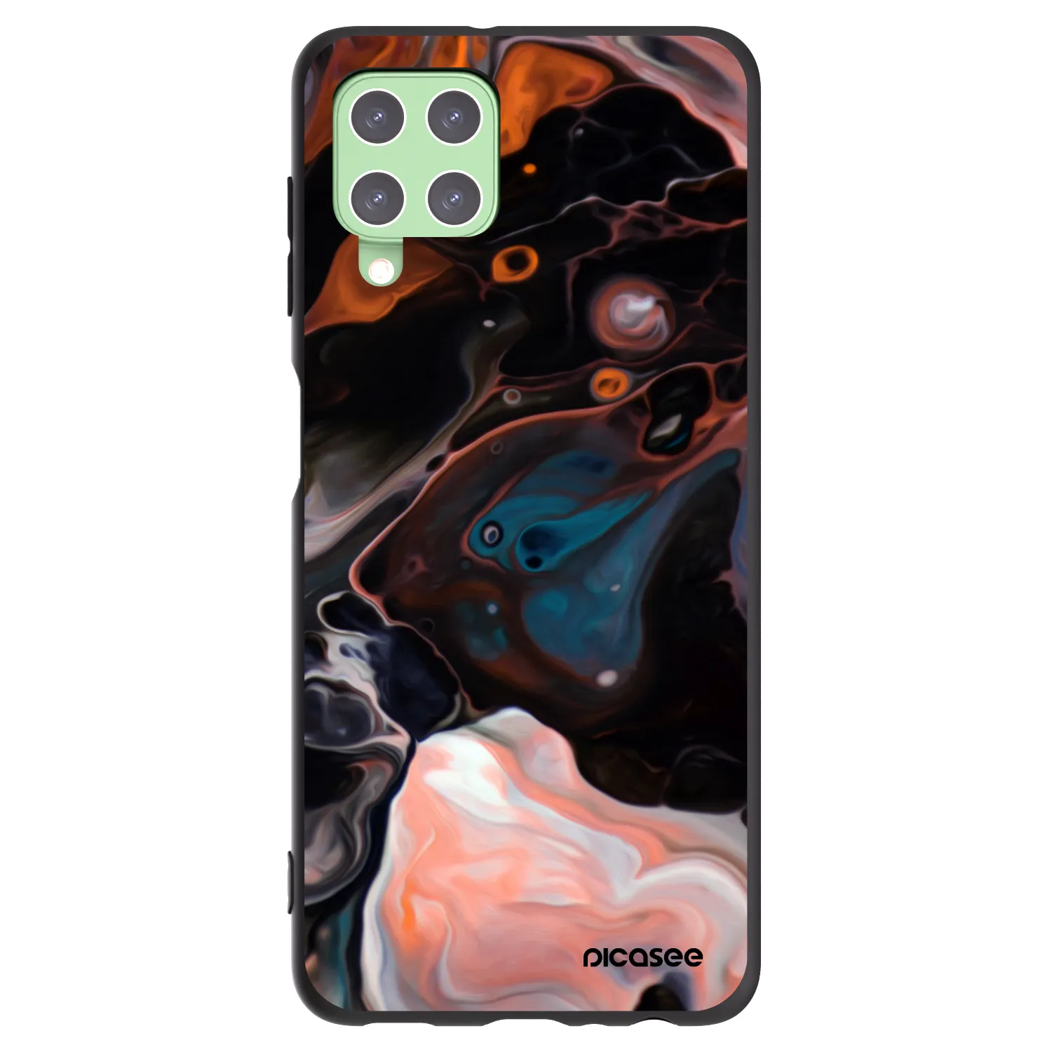 Picasee silikónový čierny obal pre Samsung Galaxy A22 A225F 4G - Cream