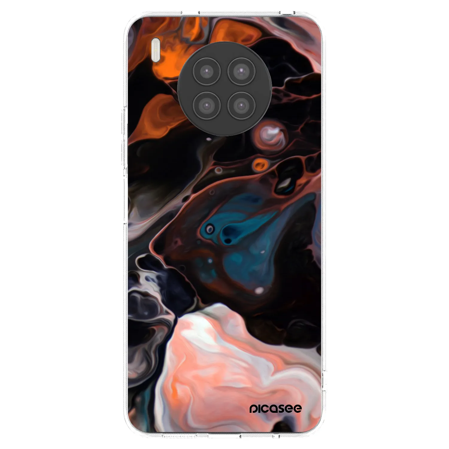 Picasee silikónový prehľadný obal pre Huawei Nova 8i - Cream