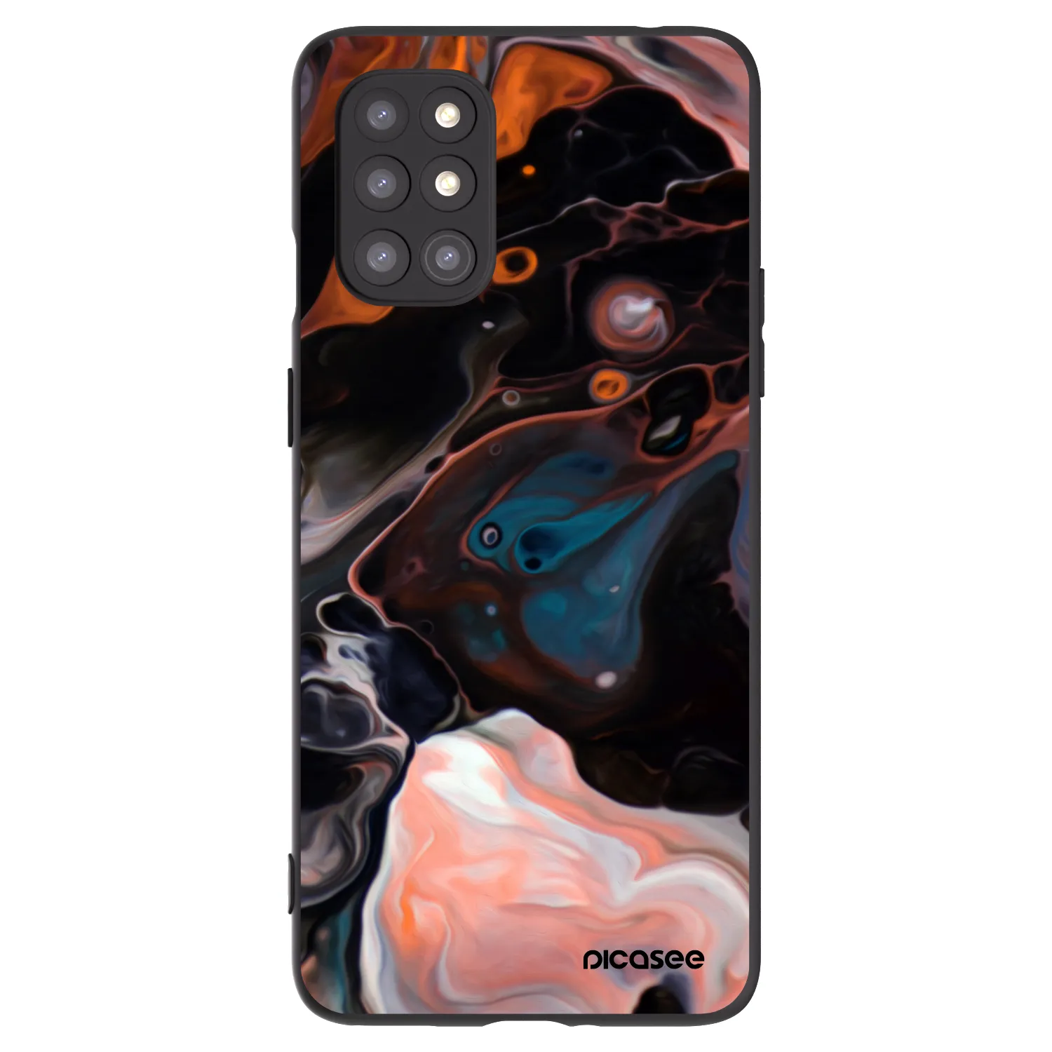 Picasee silikónový čierny obal pre OnePlus 8T - Cream