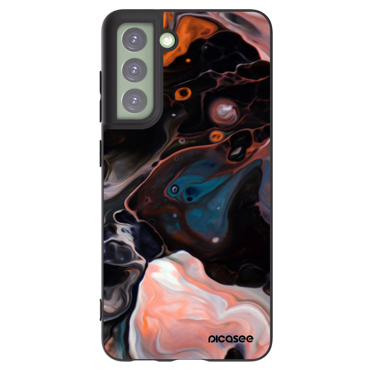 Picasee silikónový čierny obal pre Samsung Galaxy S21 FE 5G - Cream