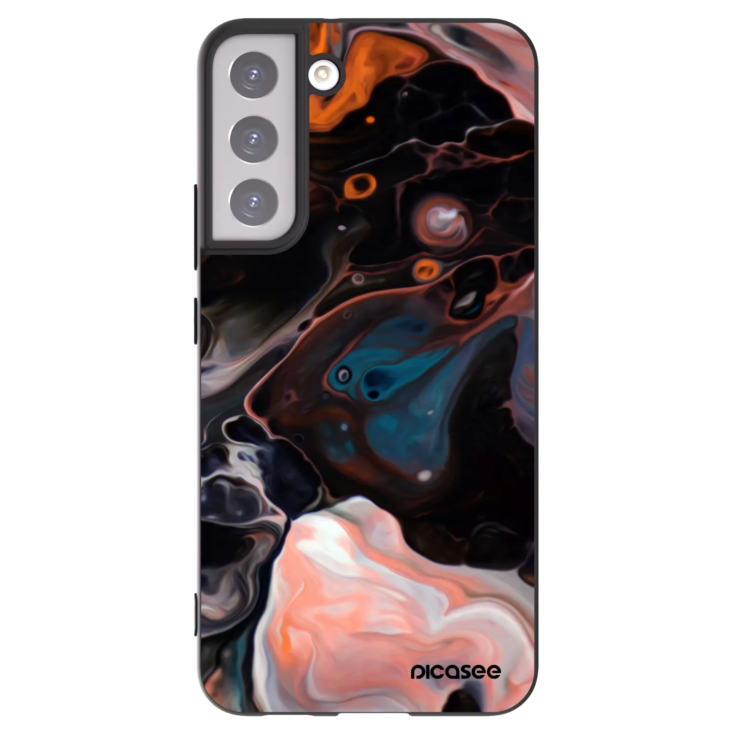 Picasee silikónový čierny obal pre Samsung Galaxy S22+ 5G - Cream