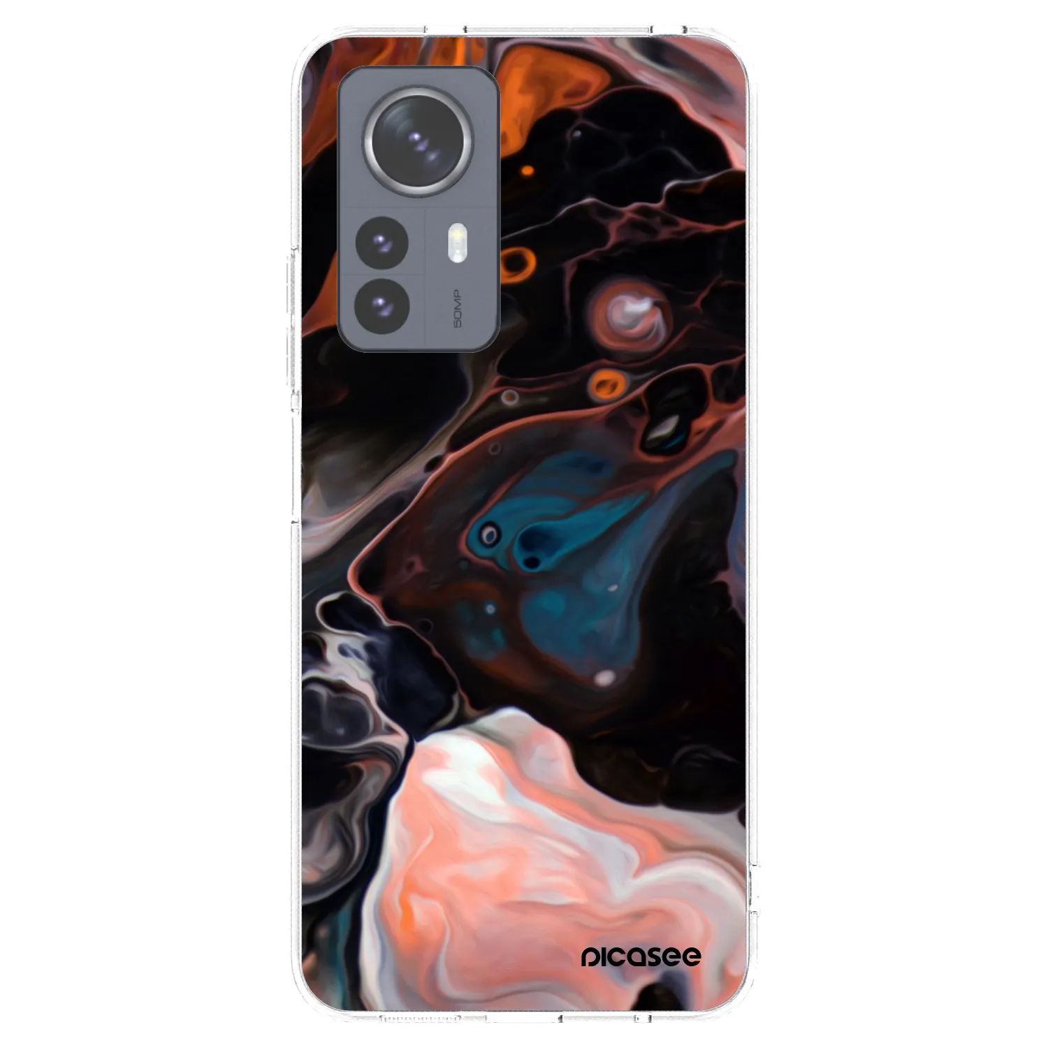Silikónový prehľadný obal pre Xiaomi 12 Pro - Cream