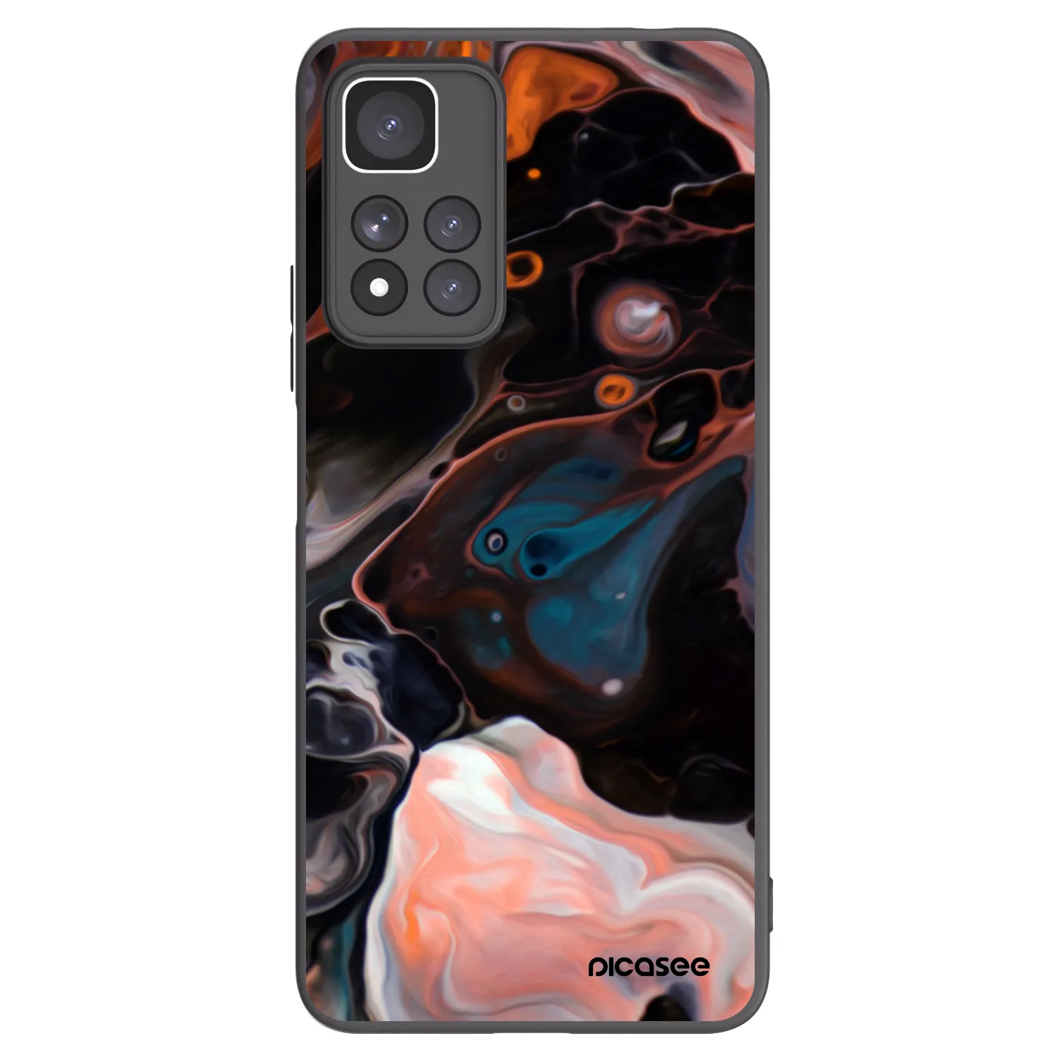 Picasee silikónový čierny obal pre Xiaomi Redmi Note 11 Pro+ 5G - Cream
