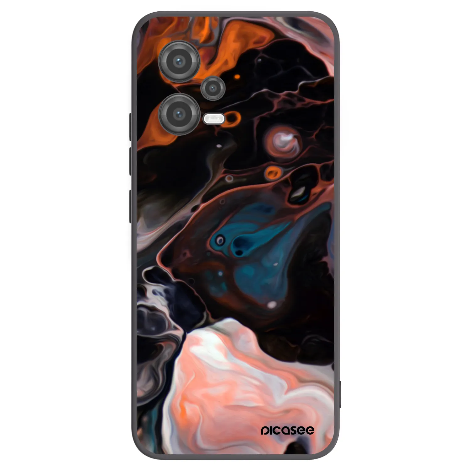 Picasee silikónový čierny obal pre Xiaomi Poco X5 - Cream
