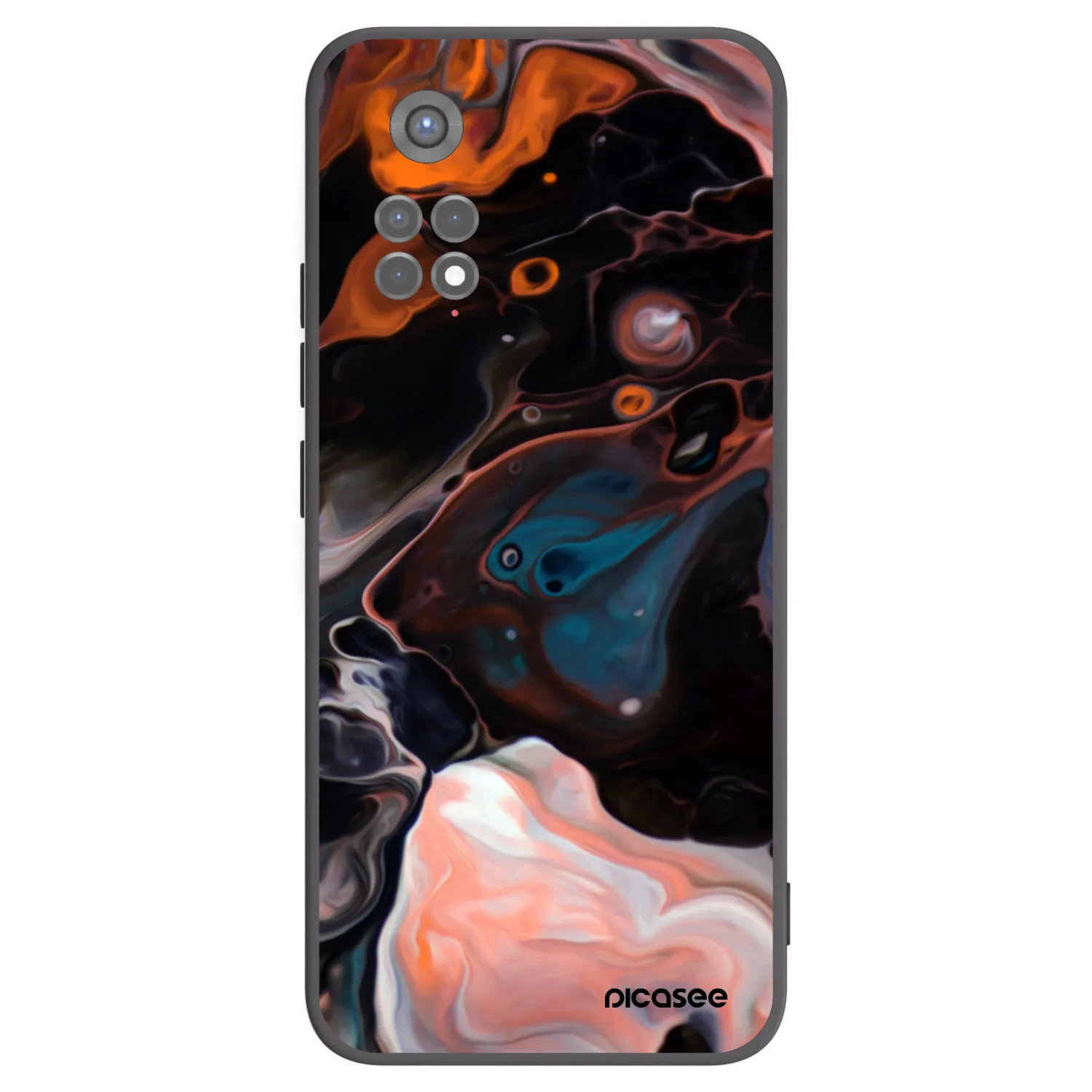 Picasee silikónový čierny obal pre Xiaomi Redmi Note 11S 5G - Cream