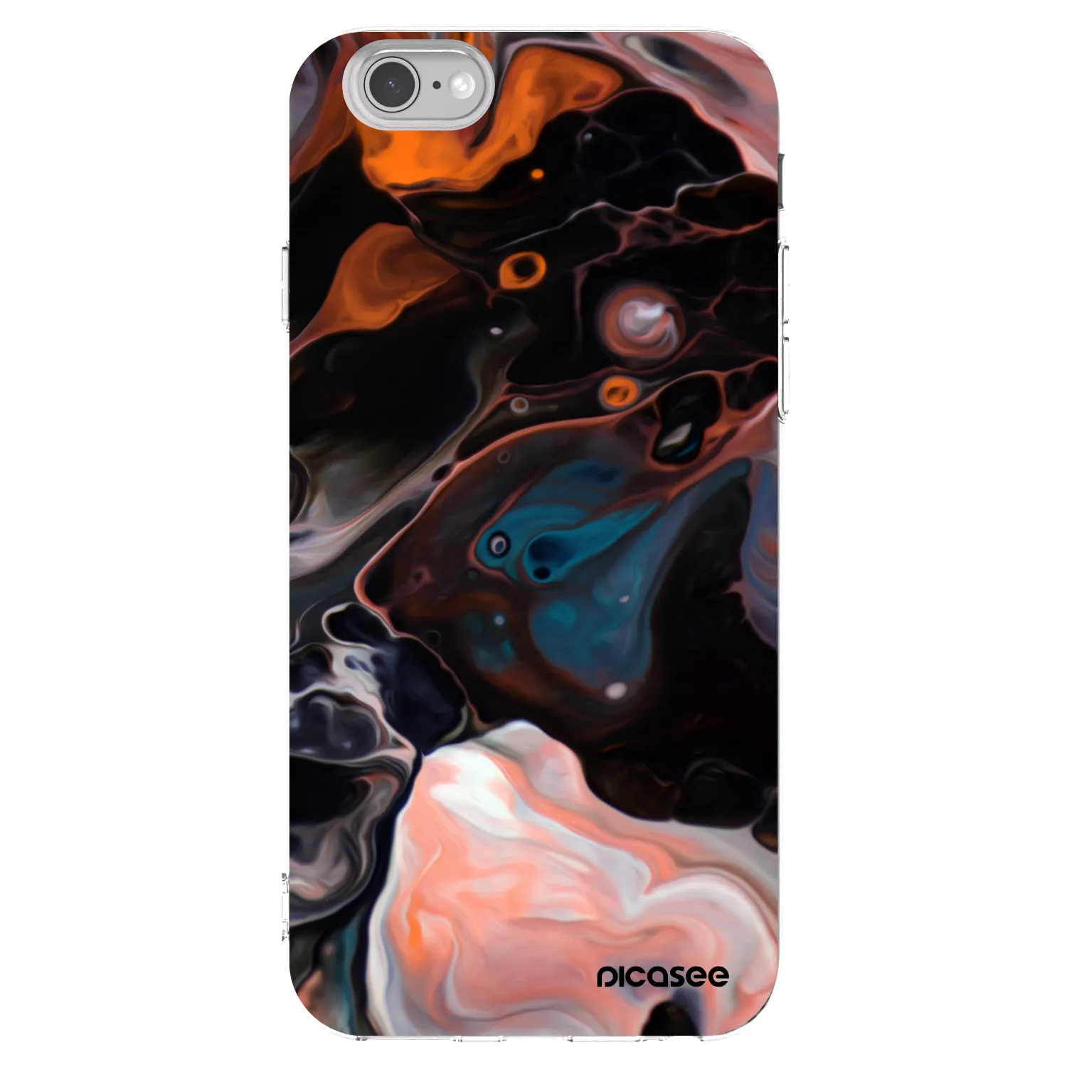 Picasee silikónový prehľadný obal pre Apple iPhone 6/6S - Cream