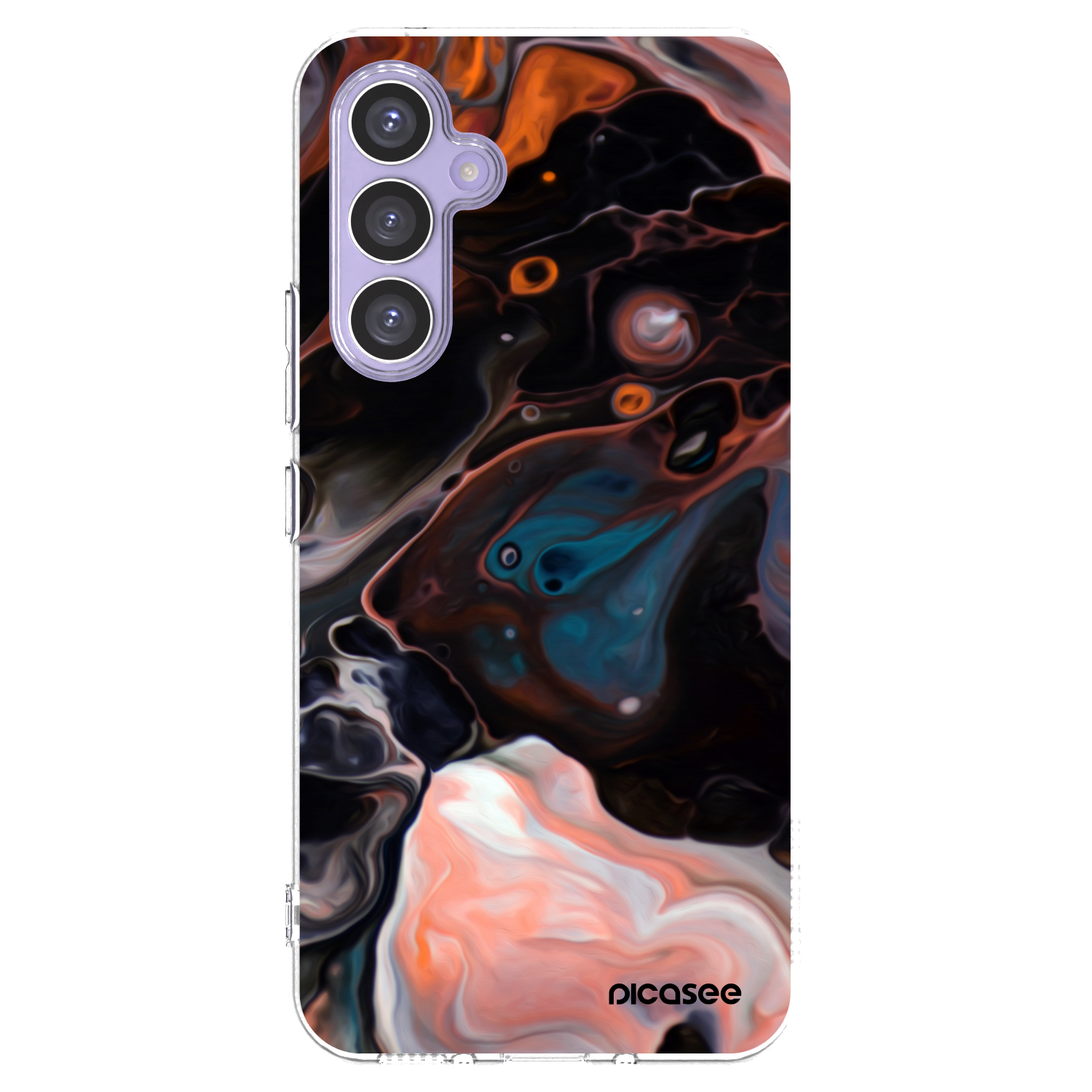 Picasee silikónový prehľadný obal pre Samsung Galaxy A54 5G A546B - Cream
