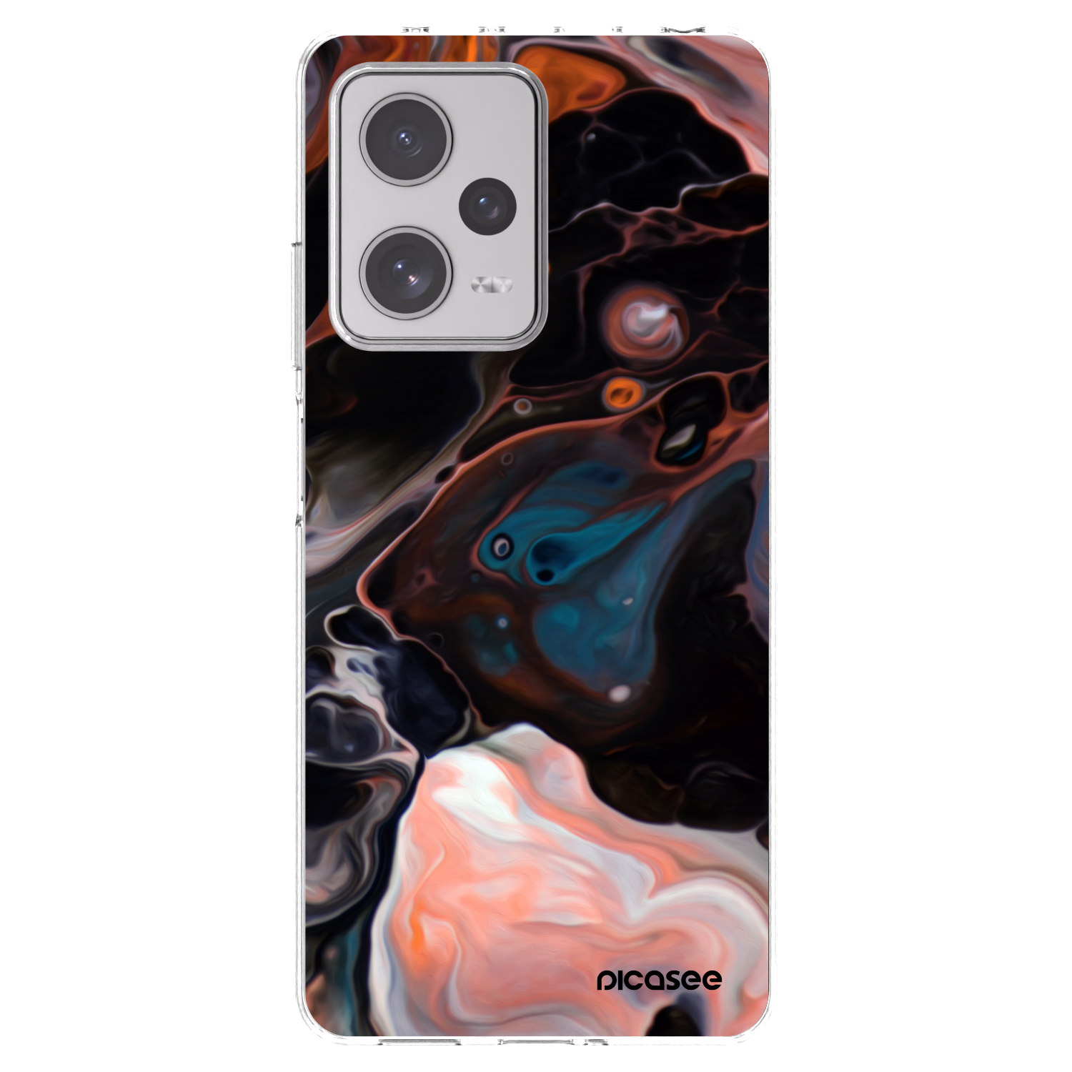 Picasee silikónový prehľadný obal pre Xiaomi Redmi Note 12 Pro+ 5G - Cream