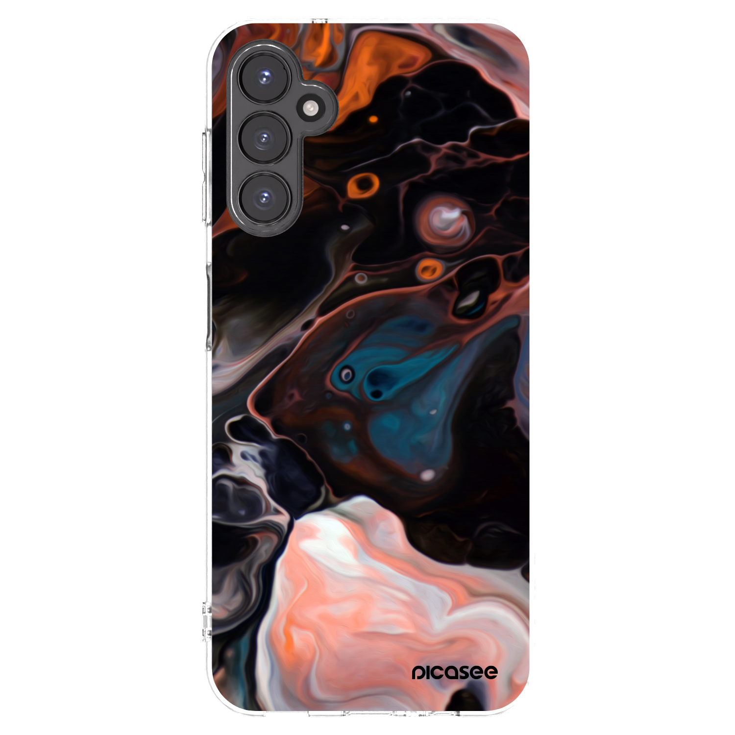 Picasee silikónový prehľadný obal pre Samsung Galaxy A14 4G A145R - Cream