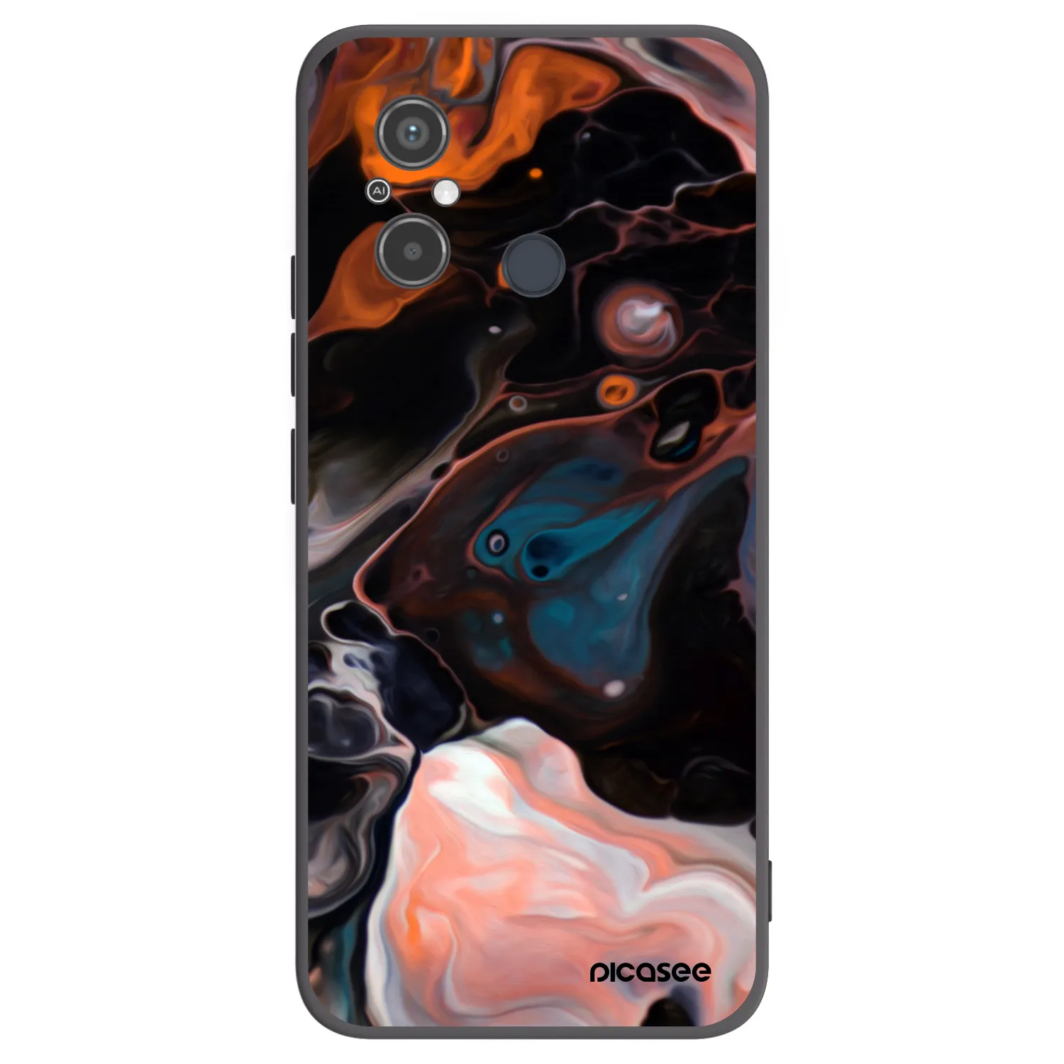 Picasee silikónový čierny obal pre Xiaomi Redmi 12C - Cream