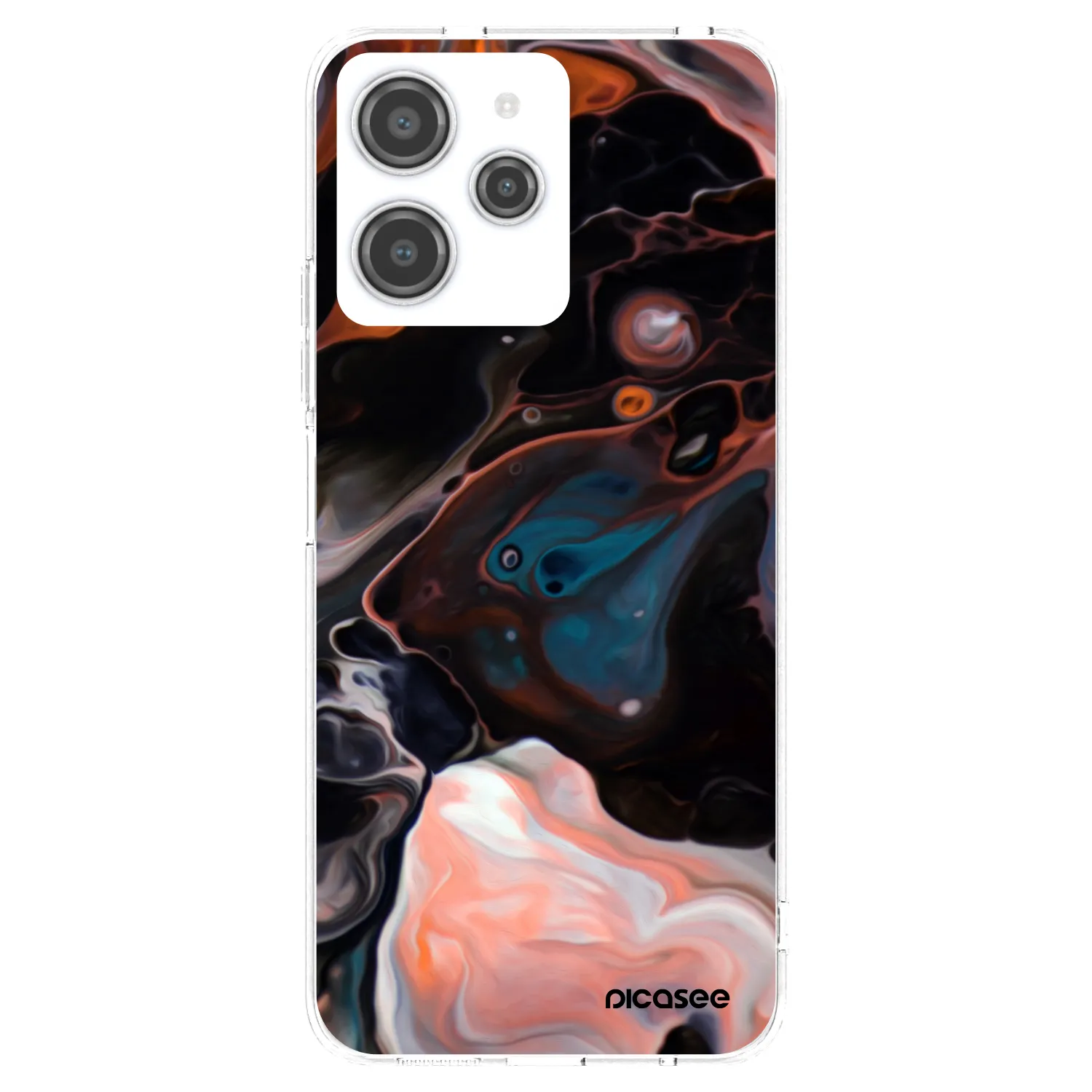 Silikónový prehľadný obal pre Xiaomi Redmi 12 4G - Cream