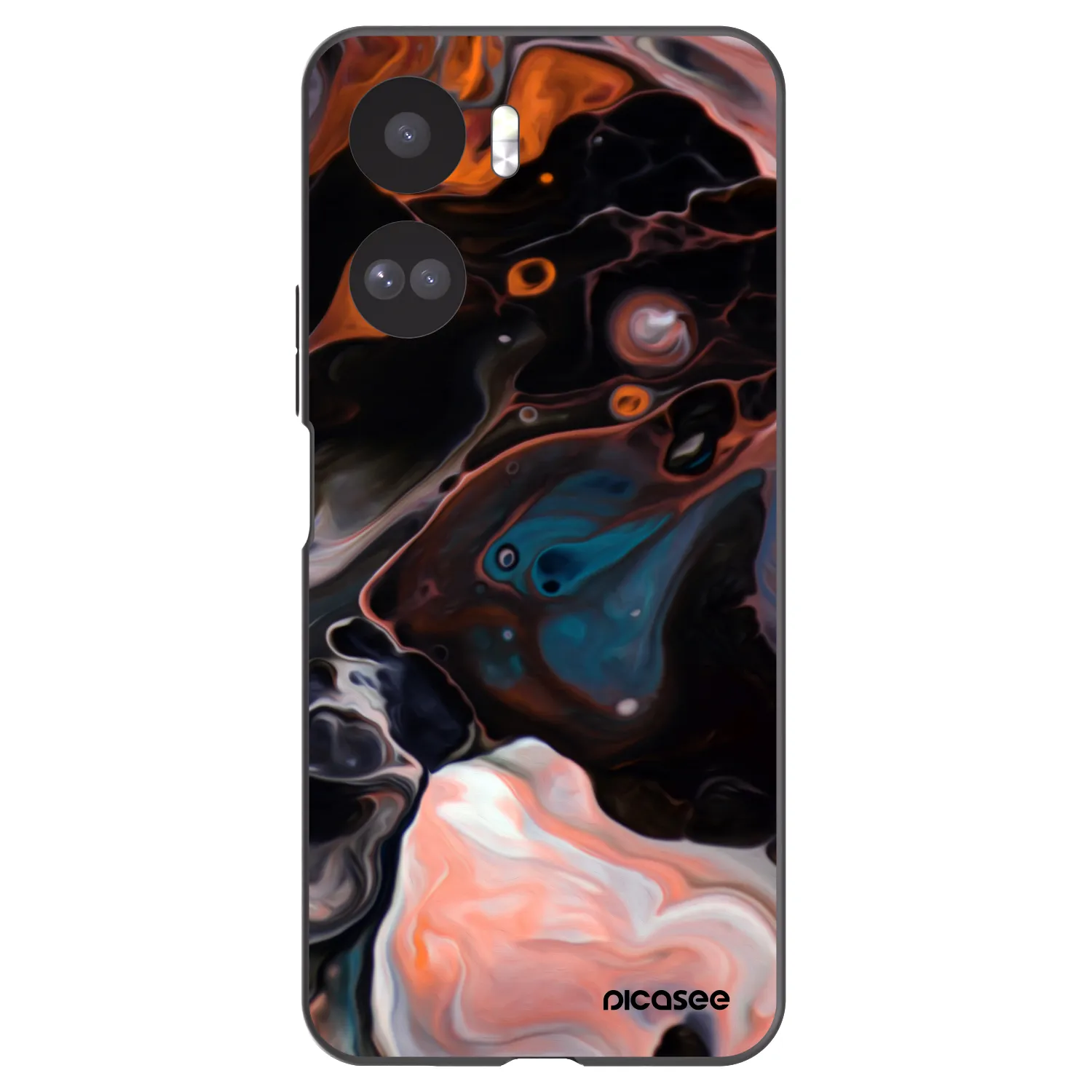 Picasee silikónový čierny obal pre Honor 90 Lite 5G - Cream