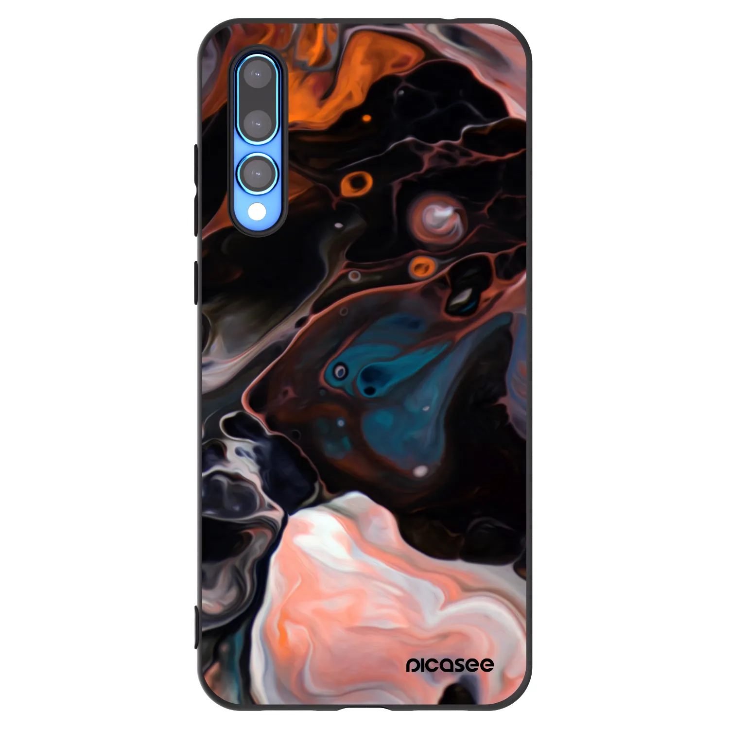 Picasee silikónový čierny obal pre Huawei P20 Pro - Cream